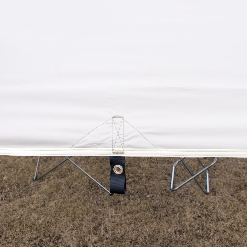 Cheap Goat Tents Large Tarp Tent Sunshade Ultralight Awning Outdoor Camping Hammock Tourist Beach Sun Shelter With Ground Nails Windproof Rope   